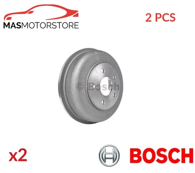 £156.95 • Buy Brake Drum Pair Set Rear Bosch 0 986 477 129 2pcs G New Oe Replacement