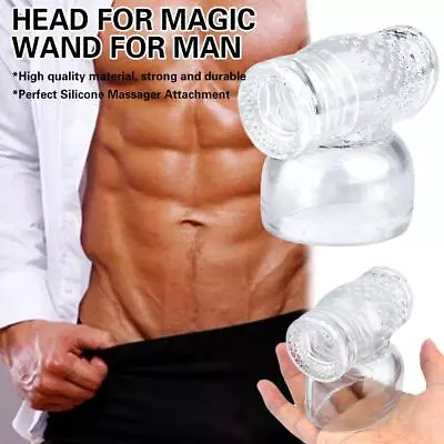 1pcs Clear TPE Male Humming Bird Attachment Fit Hitachi Magic Wand Massager SALE • $3.69