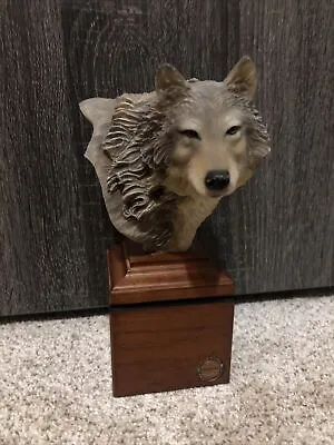 Danny Edwards Mill Creek Studios Grey Wolf Sculpture 77200 -Circa 2000-Signed-8” • $49.99