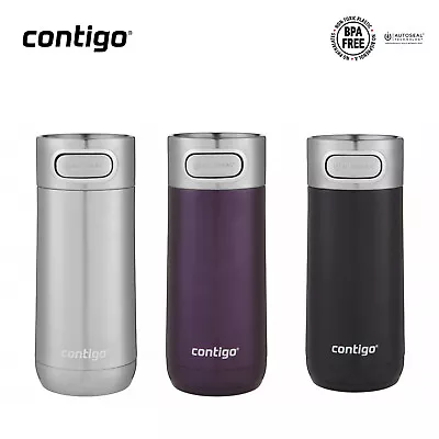 New Contigo Luxe Autoseal Travel Mug 354ml Coffee Flask BPA Free Thermos Save • $41.99