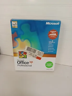 Microsoft Office XP Professional Version 2002: Academic W/Manual Product Key • $35