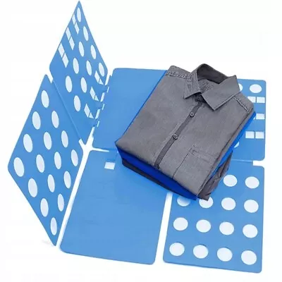 Laundry Clothes T-shirt Folder Tee Shirt Fold Tool Tshirt Folding Board Trousers • £9.59