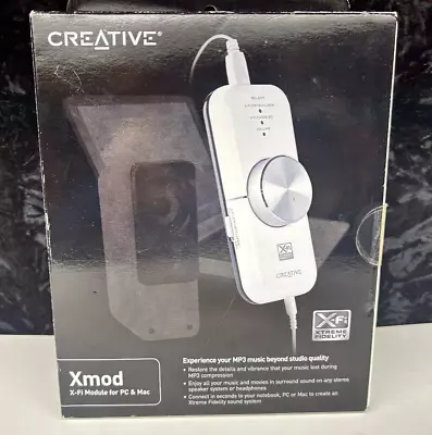 NEW NOS UNOPENED Creative Xmod Audio Mod PC/Mac USB  X-Fi Sound Blaster SEALED • $29.99