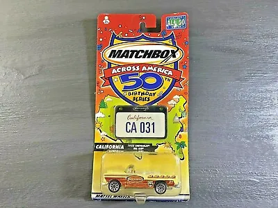 Matchbox 50th Birthday Series Across America California 1955 Chevy Bel Air • $9.44