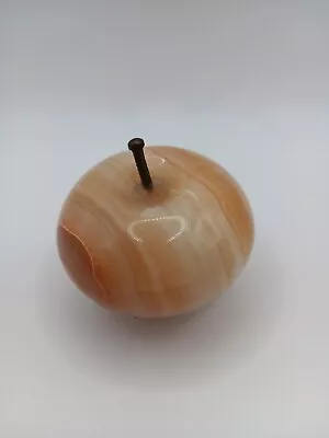 Marble Apple Paperweight With Nail For A Stem • $19.95