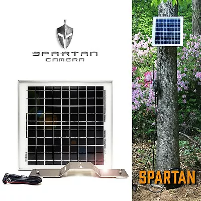$119.87 • Buy Spartan Solar Panel 15W 12V For GoLive Ghost Trail Camera Charger Bracket Kit