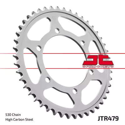 JT Steel Rear Sprocket 43T 43 Tooth GSX-R 1000 09-16 FZ1 FZ6 FZ6R YZF-R1 R6 R6S • $39.68