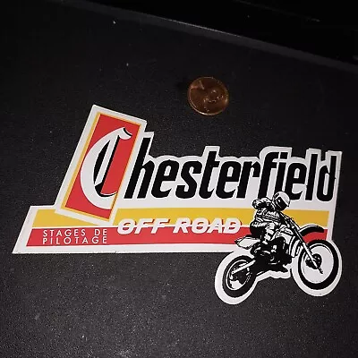 CHESTERFIELD OFF ROAD Sticker Decal RACING ORIGINAL Old Stock • $4.98