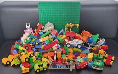 Bulk Lot Duplo Lego Figures Cars Animals Base Plate 5.5kg! • $175