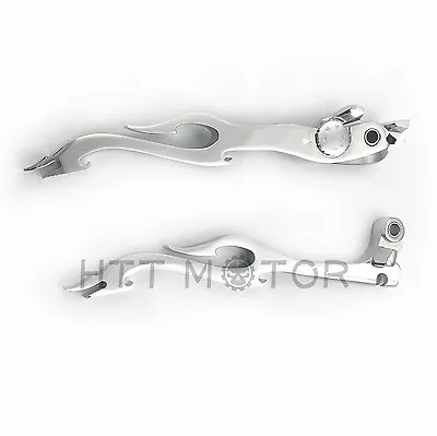 Chrome Hand Brake Clutch Levers Billet Aluminum For 2003-2006 Honda CBR 600RR • $13