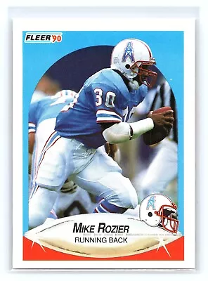 1990 Fleer #135 MIKE ROZIER Houston Oilers • $1.36