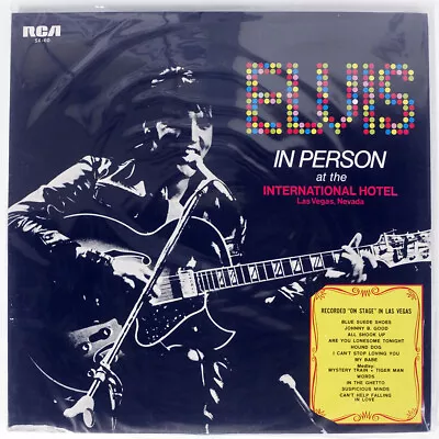 Elvis Presley In Person At International Hotel Rca Sx60 Japan Vinyl Lp • $1