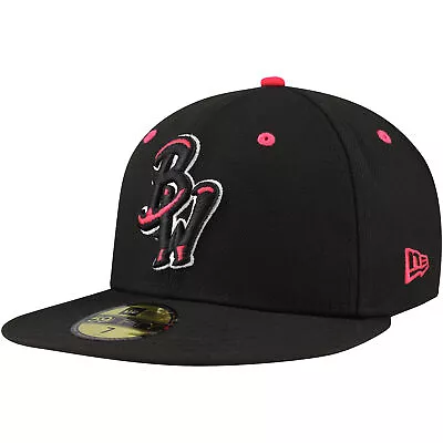 Men's New Era Black Pensacola Blue Wahoos Authentic Collection 59FIFTY Fitted • $41.99