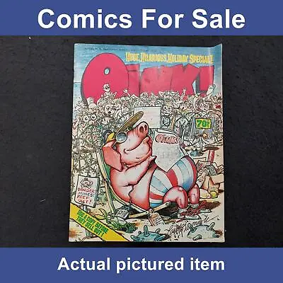 Oink! Comic Holiday Special Numer 2 - July 1988 - RARE - IPC (LOT#11869) • £12.49