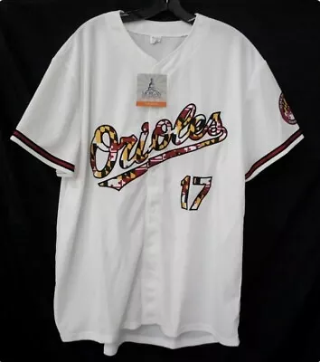 NEW Men’s MLB 2017 Baltimore Orioles Promo #17 White Baseball Jersey Size XL • $27.50