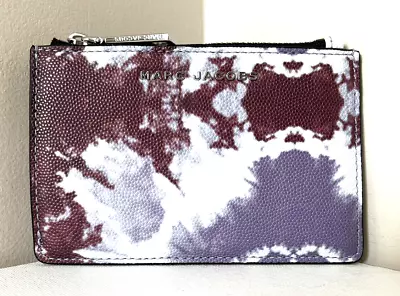 New Marc Jacobs Large Slim Card Holder Languid Lavander Multi • $79