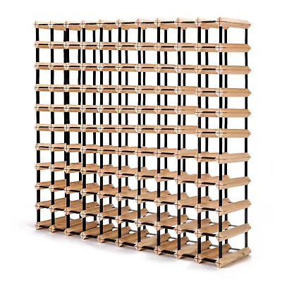 12 20 24 42 72 110 120 Bottle Timber Red Wine Rack Wooden Storage Cellar Display • $149.90