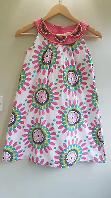 Mini Boden Girls Multicoloured 100% Cotton Summer Dress Age 9 - 10 • £7.99