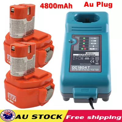 2 New DC1804T Charger /14.4V Battery For Makita 1420 1422 1433 1434 PA14 6228D • $27.89