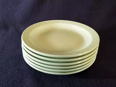 Vintage Boonton Mint Green 7  Snack Plates Qty 6 • $19.99