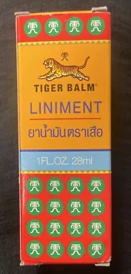 Tiger Balm Liniment Oil 1 OZ. Relief Muscles Aches &Pain Giddiness Insect Bite • $24