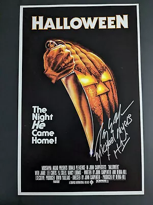 TONY MORAN Signed 11x17 Movie Poster HALLOWEEN Michael Myers Autograph B • $61.62