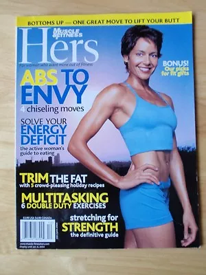 MUSCLE & FITNESS HERS Female Muscle Exercise Magazine/MERCEDES COLON 1-04 • $6.49