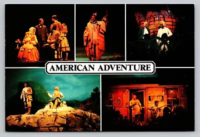 Disney Epcot Center American Adventure Spirit Multi View Vintage Unused Postcard • $7.95