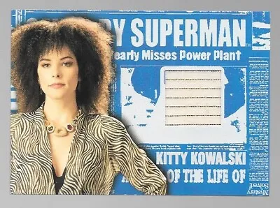 Superman Returns Kitty Kowalski's Zebra Dress Costume Card Topps 2006 • $34.18