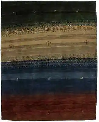 $535.80 • Buy Multicolor Plush Modern 5X6 Tribal Gabbeh Area Rug Oriental Kids Bedroom Carpet