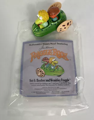 VTG: Fraggle Rock McDonald's Happy Meal Toy Set 4 Boober And Wembley With Bag • $7.15