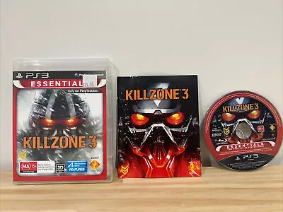 Killzone 3 - Essentials PS3 VGC With Manual Free Postage • $9.92