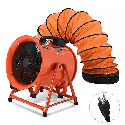 10  Portable Ventilation Fan With 16FT Ventilator Ducting Explosion Proof Fan • $149.99