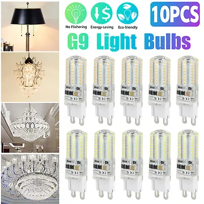 10pcs G9 Warm/White LED Light Bulb Dimmable Energy-saving Super Bright Home Lamp • $14.98