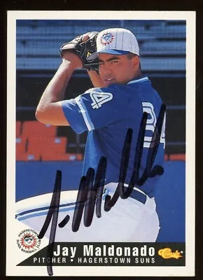 1994 Hagerstown Suns JAY MALDONADO Signed Card Autograph AUTO BLUE JAYS • $2.99