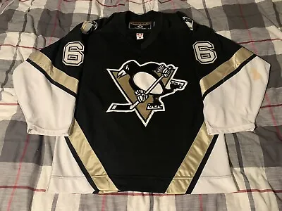 Koho Pittsburgh Penguins Mario Lemieux Hockey Jersey Black Size 48 • $190