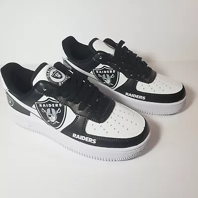 Las Vegas / Oakland Raiders Multi Logo Sneakers Youth Size 5 New In Box  • $45