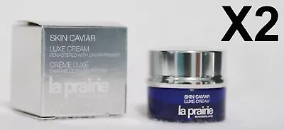 2x5 Ml. La Prairie Skin Caviar Luxe Cream + Tracking • $59