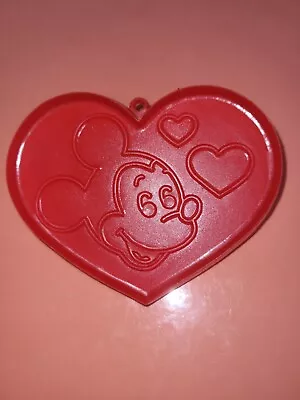 Hallmark Cookie Cutter - Mickey Heart - 1980 - Red • $8.72