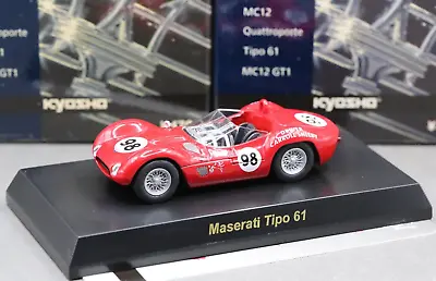 Kyosho 1/64 Maserati Collection Maserati Tipo 61 24 Hours Of Le Mans 1960 No.98 • $34