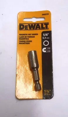 Dewalt 1/4  Magnetic Nut Driver 1 78   #DW2218 • $4.75