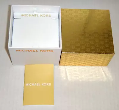 MICHAEL KORS JEWELRY Necklace GIFT BOX MK Monogram Size 3.1 In X 2.5 In X 3.1 In • $9.99