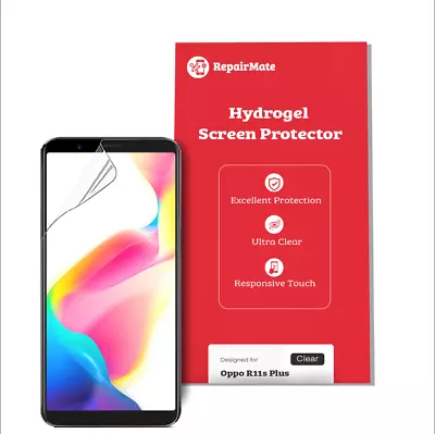 Oppo R11s Plus Compatible Hydrogel Screen Protector [2 Pack] • $39.88