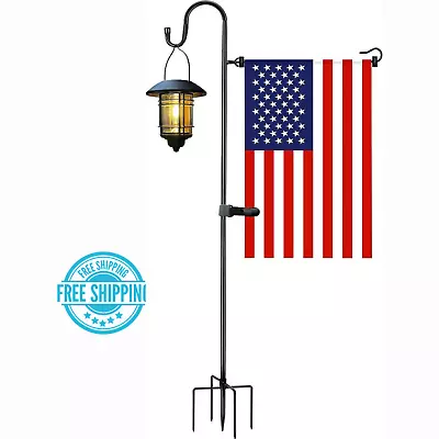 Heavy Duty Large Garden Flag Holder Stand Pole For 28 X 40 Flags With Shepherds • $28.98