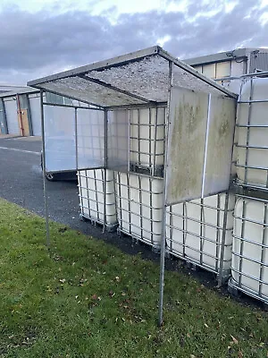 Bus Stop / Smoking Shelter - Steel With Durable Weather Resistant Roof And Sides • £180