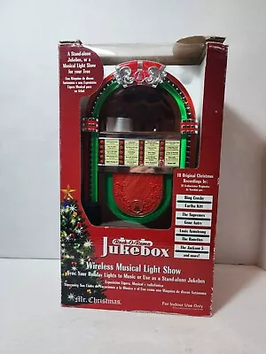 MR CHRISTMAS ROCK-O-RAMA HOLIDAY JUKEBOX-RED CHRISTMAS DECORATION Musical PARTS • $39.95