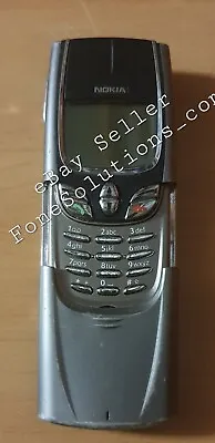 £39.95 • Buy Original Nokia 8850 Classic Retro Gun Metal Mobile Slide Phone 