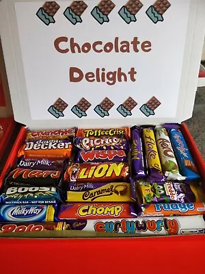£11.99 • Buy 21 Bar Chocolate Gift Box Personalized Cadbury Nestle Birthday Christmas Hamper