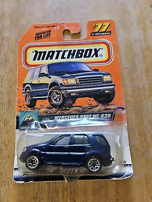 New Matchbox Mercedes-benz Ml 430; #77 Of 100 Blue • $2.99