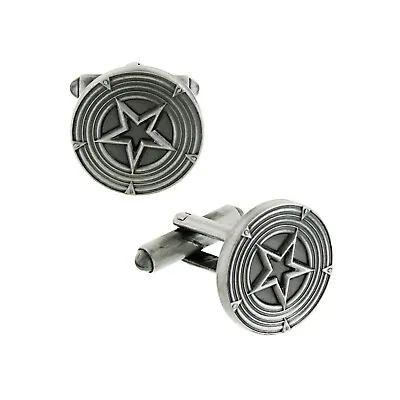 Avengers Captain America Logo Boxed Cuff Links Officially Licensed By MARVEL • $19
